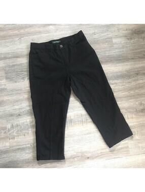 Ralph Lauren Womens Denim Capri Pants Midcalf